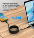 Choetech XCC-1054 Data Cable Charger Magnetic PD 100W USB Type C to C 1.2M