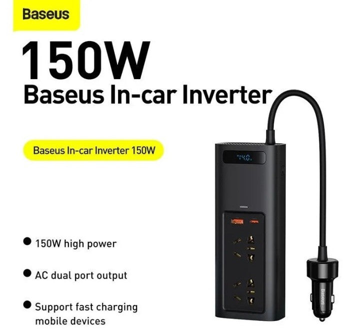 BASEUS car Inverter 150W 220V CN / EU