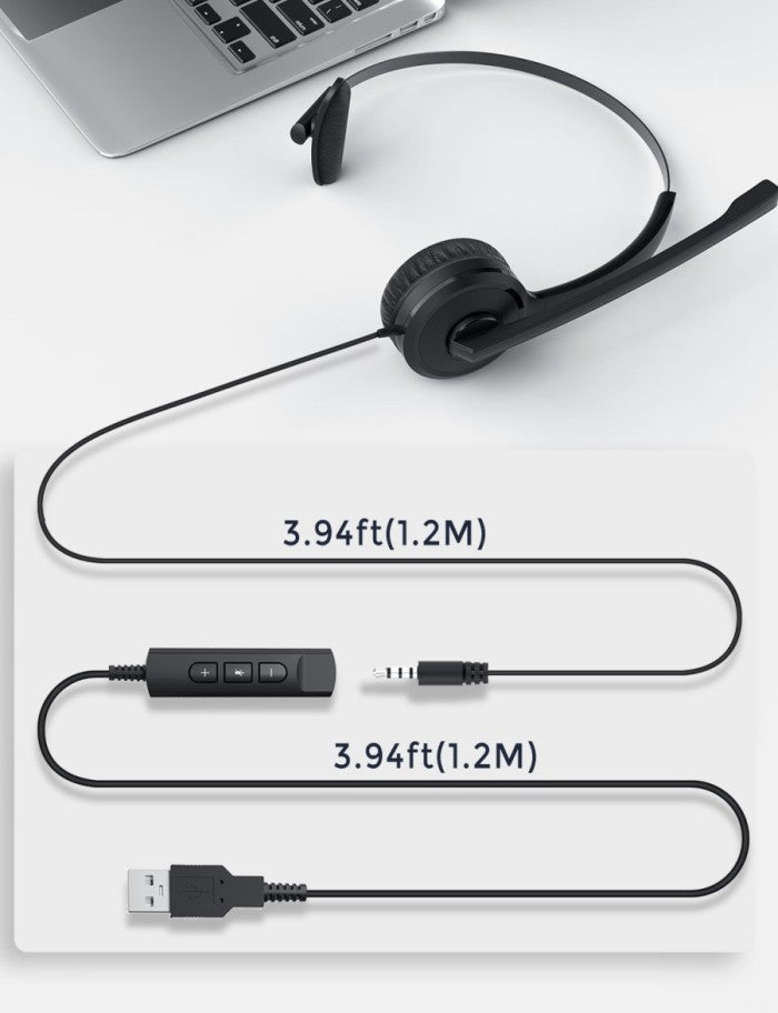 ORIGINAL Mpow 323 Wired Business Headset