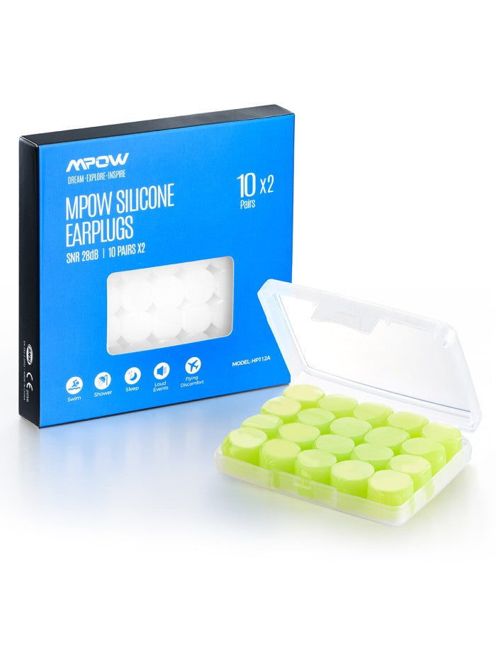 MPOW HP112A Swimming Earplugs 20 Pairs for Kids