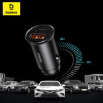 Baseus Quick Car Charger Circular Metal A+C PPS 30W