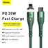 BASEUS Zinc Magnetic Safe Fast Charging Cable C to IP 1m PD 20W CATLXC