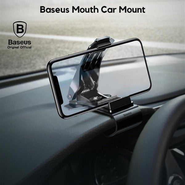 Holder Mobil Baseus Mouth Car Mount Black - Car Holder - SUDZ-01