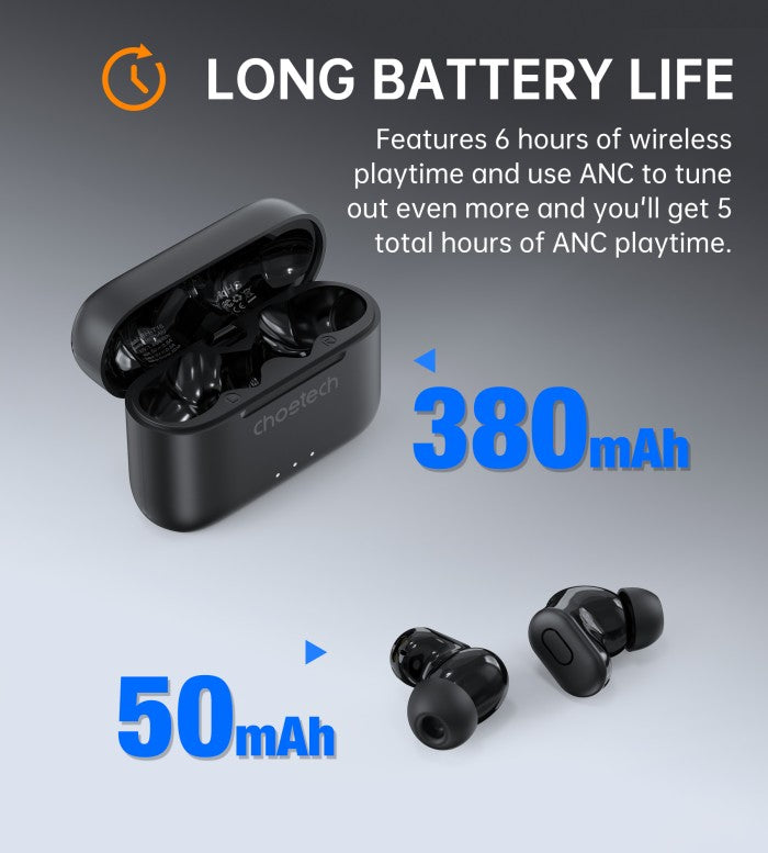 Choetech BH-T15 ENC+ANC True Wireless Earphone