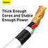 BASEUS Simple Wisdom Data Cable USB to Micro 2.1A (2pcs) - TZCAMZJ