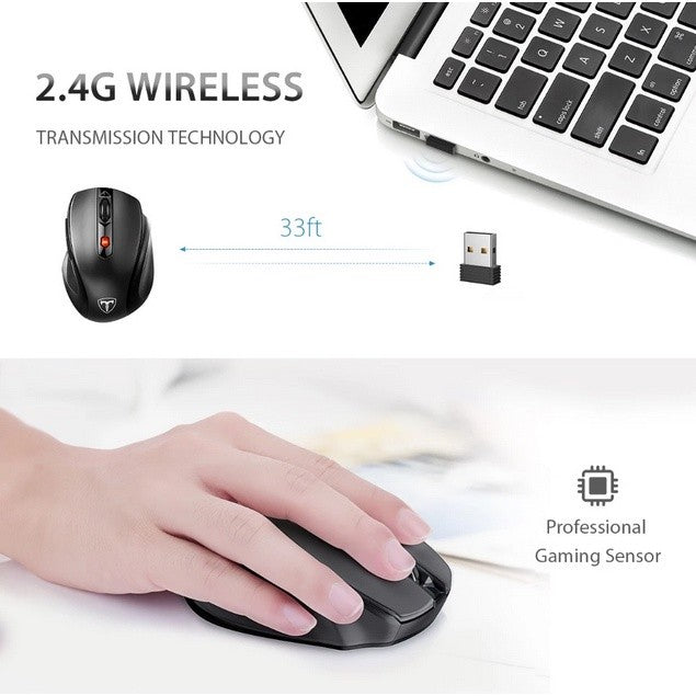 Mpow Wireless Mouse 2.4G USB - GEPC051A