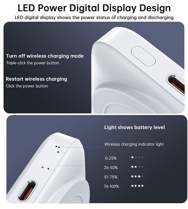 Choetech B743 Power Bank 10000mAh PD 20W Magnetic Wireless Charging