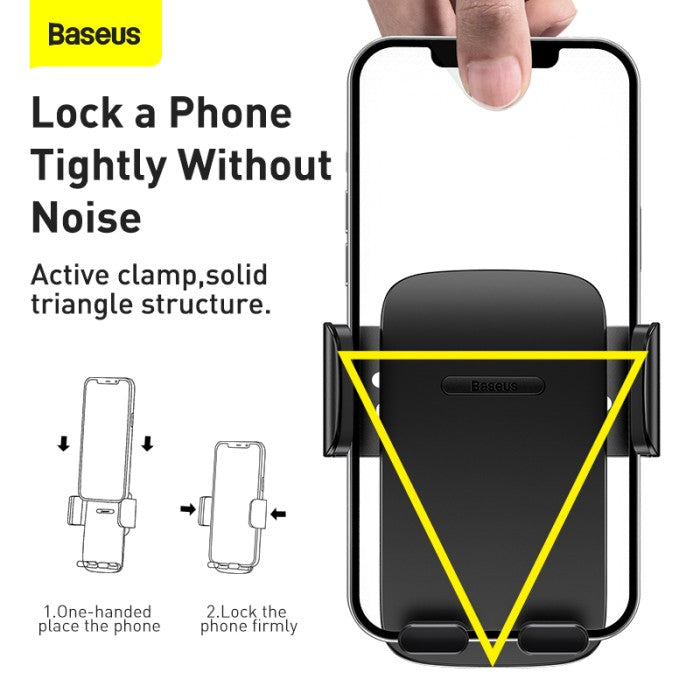 Baseus Easy Control Clamp Car Mount Phone Holder - SUYK0001