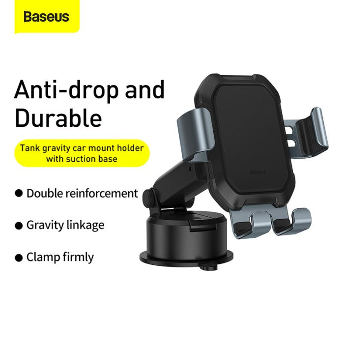 Baseus Tank Gravity Car Mount Holder With Suction Base - SUYL-TK