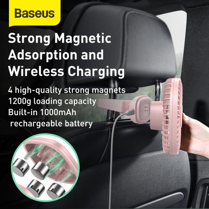BASEUS Natural Wind Magnetic Rear Seat Fan - CXZR