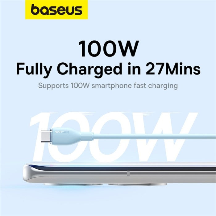 Baseus Pudding Series Fast Charging Cable USB to Type-C 100W 2M