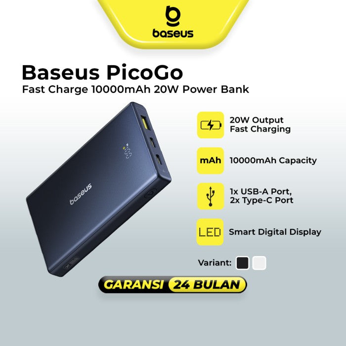 Baseus PicoGo Power Bank Fast Charge 10000mAh 20W