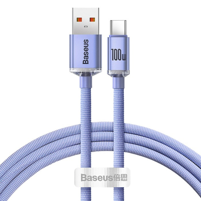 Baseus Crystal Shine Series Kabel Charger USB A to C 1.2M - CAJY04