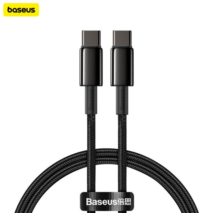 Baseus Tungsten Gold Kabel Charger Type C to C - CATWJ-A