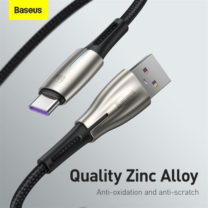 BASEUS Water Drop-shaped Lamp SuperCharge Cable Type-C 2m - CATSD-N