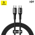 BASEUS halo data cable Type-C PD2.0 60W (20V 3A) 1m CATGH-J