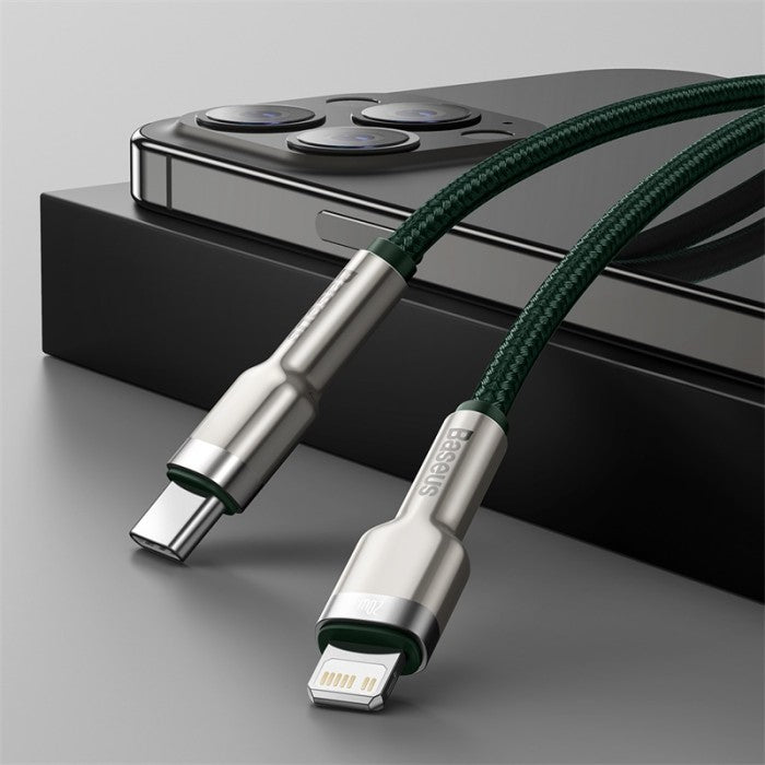 BASEUS Cafule Series Metal Data Cable Type-C to iP PD 20W 2m- CATLJK-B
