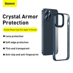 Baseus Crystal Phone Case For iP 13 Pro 2021 Blue - ARJT000603