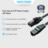 Vention Kabel LAN Flat Cat.6 UTP Patch Cable RJ45 1000Mbps 15M 20M 30M 35M 40M  50M - IBJ