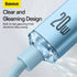 BASEUS Kabel Crystal Shine Fast Charging Data Type-C to iP 20W-CAJY001