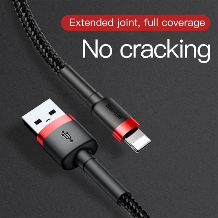 Baseus Cafule Kabel Charger USB A to Lightning 1M - CALKLF-B