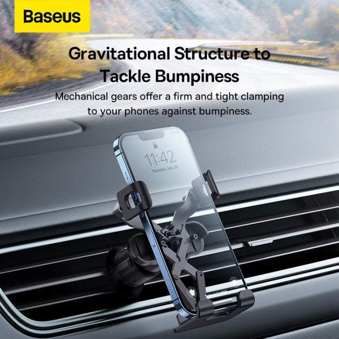 Baseus Stable Gravitational Car Mount Lite (Air Outlet Version) Black