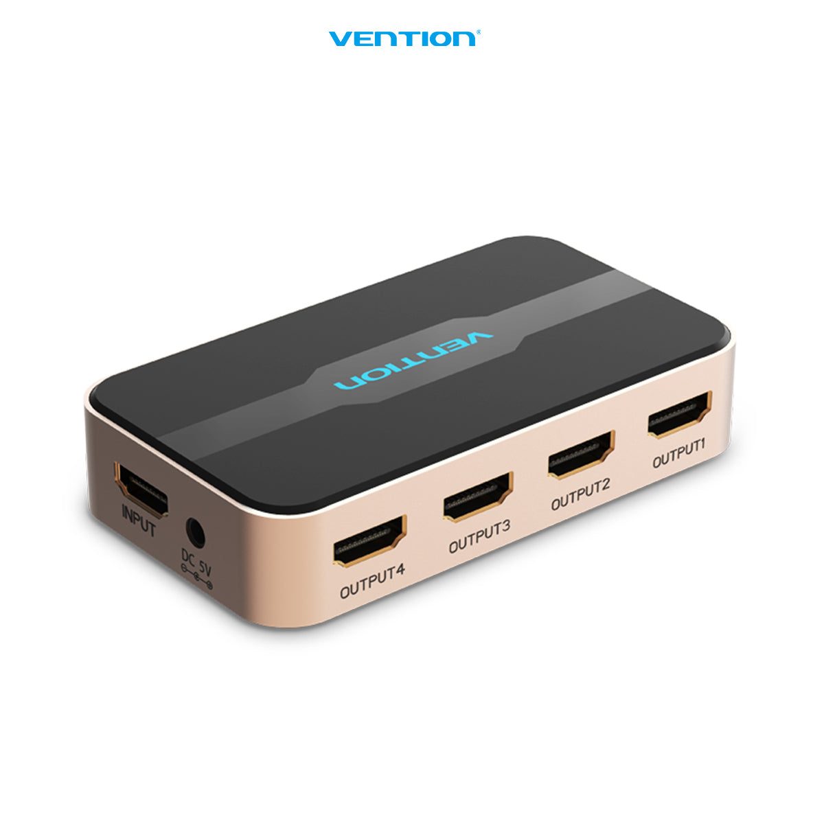 Vention Splitter HDMI 2.0 (1 in 4 Out) Full HD 3D 4K - ACCG0