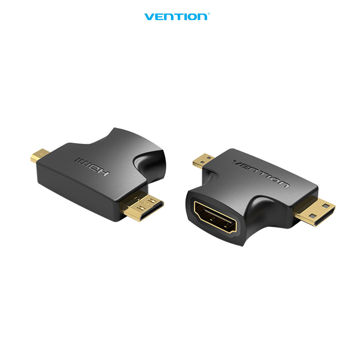 Vention Adapter Converter 2in 1 Micro/Mini HDMI to HDMI Female  - AGF