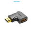 Vention HDMI 270 Degree Male to Female Vertical Flat Adapter - AIQ