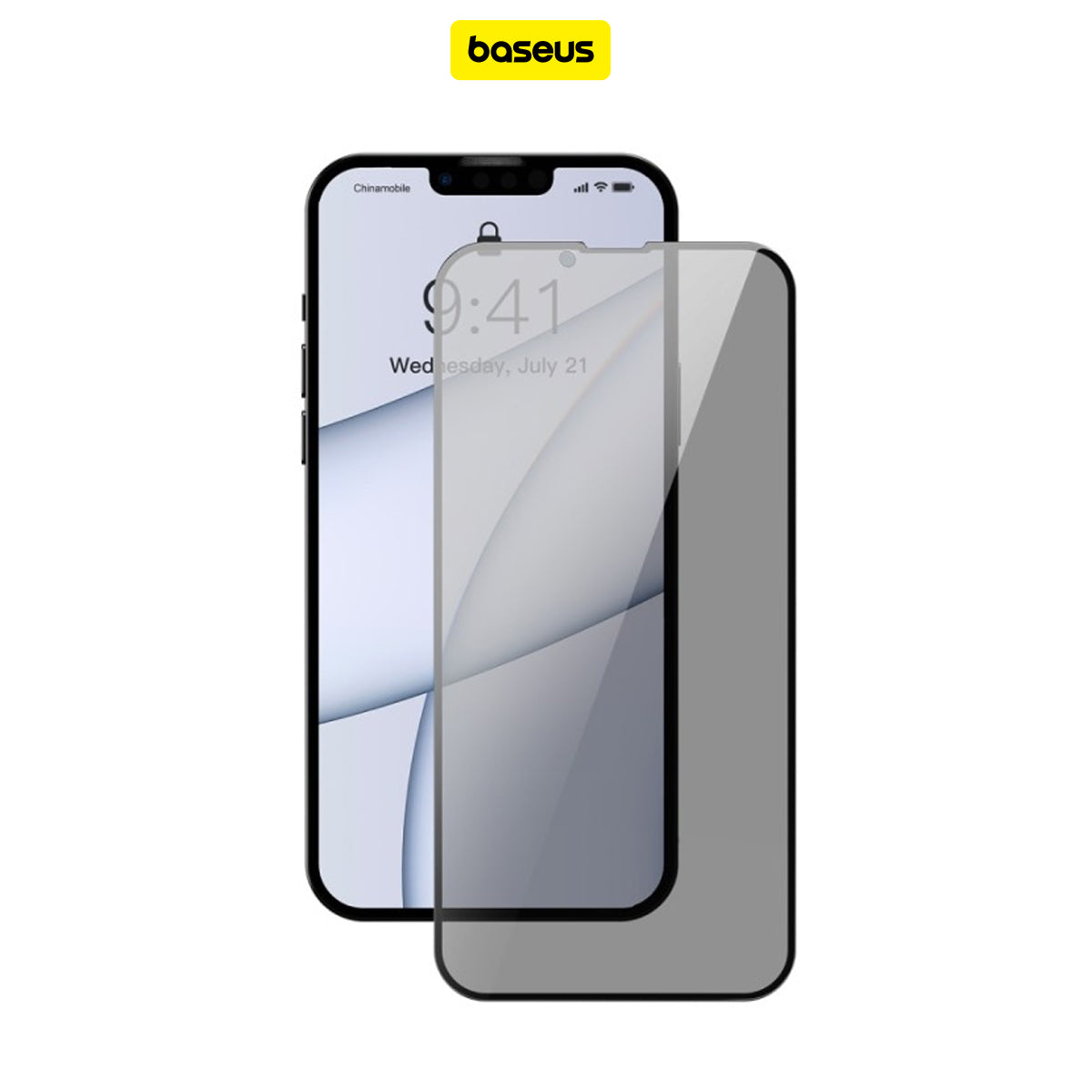 Baseus Tempered Glass Film Anti-Spy Function For iPhone 13 Pro Max