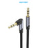 Vention Flat Kabel Jack Audio 3.5mm to AUX 3.5mm Right Angel - BAN