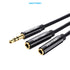 Vention Kabel AUX Jack  Audio Cable 3.5mm to Dual 3.5mm Female Stereo Splitter Cable  ABS - BBS