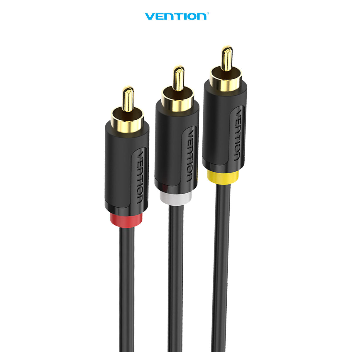 Vention Kabel Aux Audio Vidio Cable 3 x RCA Male to 3RCA Male Cable 1M 2M - BCA