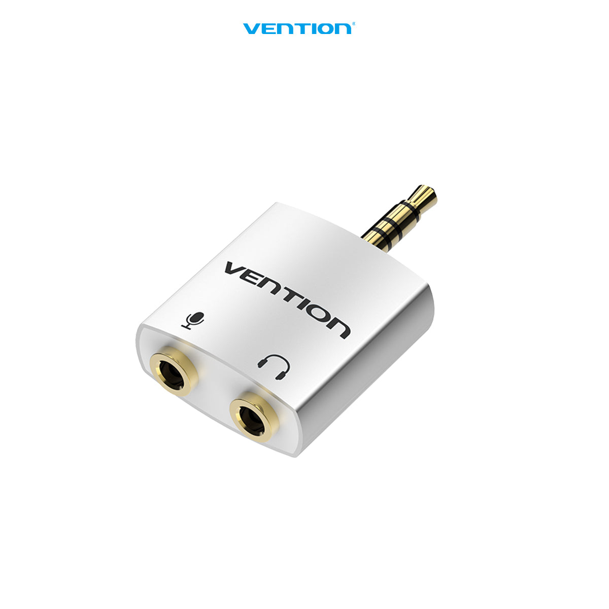 Vention Audio Splitter Adapter 3.5mm Male to dual Female 4 Pole - BDB