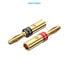 Vention Konektor Speaker Jack Banana Plugs Gold Plated - BFD