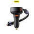 Baseus Enjoyment Pro Car Charger U+Retractable C & iP Cable 60W