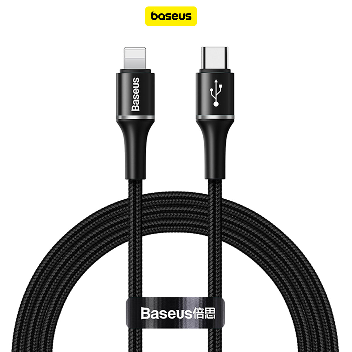 BASEUS Halo Data Cable Type-C to iP PD 20W 1m - CATLGH