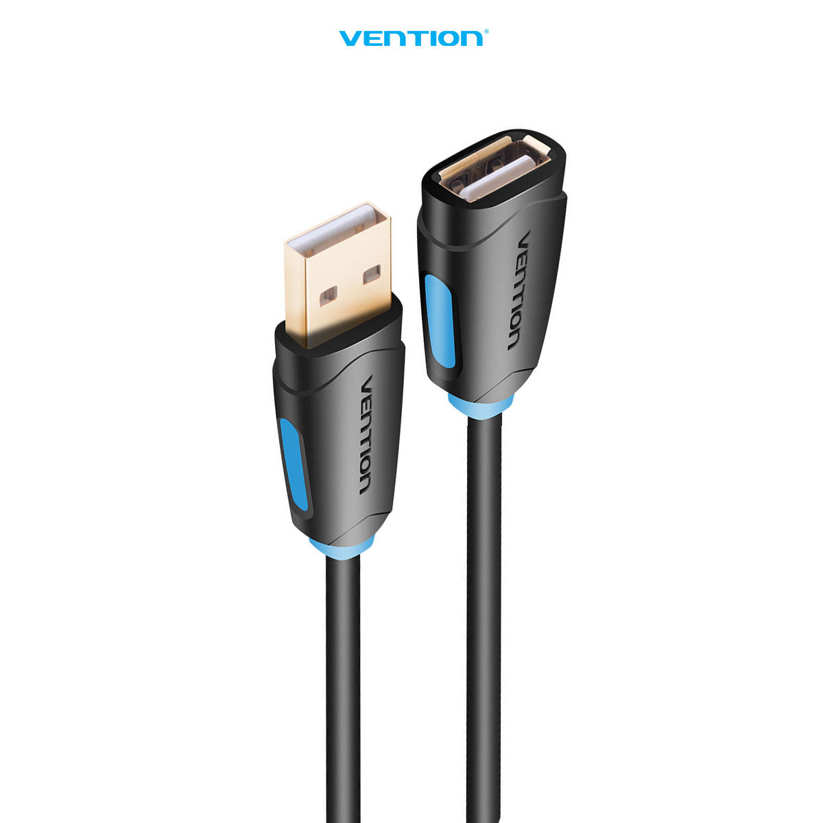 Vention Kabel Perpanjangan Extension USB 2.0 Cable Super Speed 480Mbps Male to Female 1M 2M 3M 5M - CBC