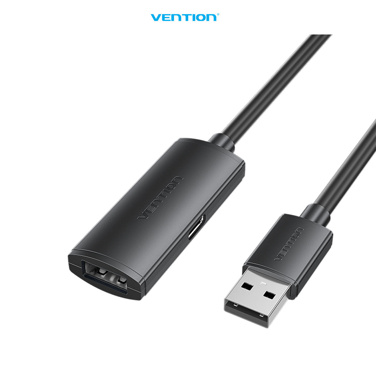 Vention Kabel Active Extension Cable USB A 2.0 Male to Female 480Mbps Type C Power Supply 2A 25M 30M - CBK