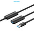 Vention Kabel Extension USB A 3.0 Male to Female With USB Type C Power Port 2A 5Gbps - CBM