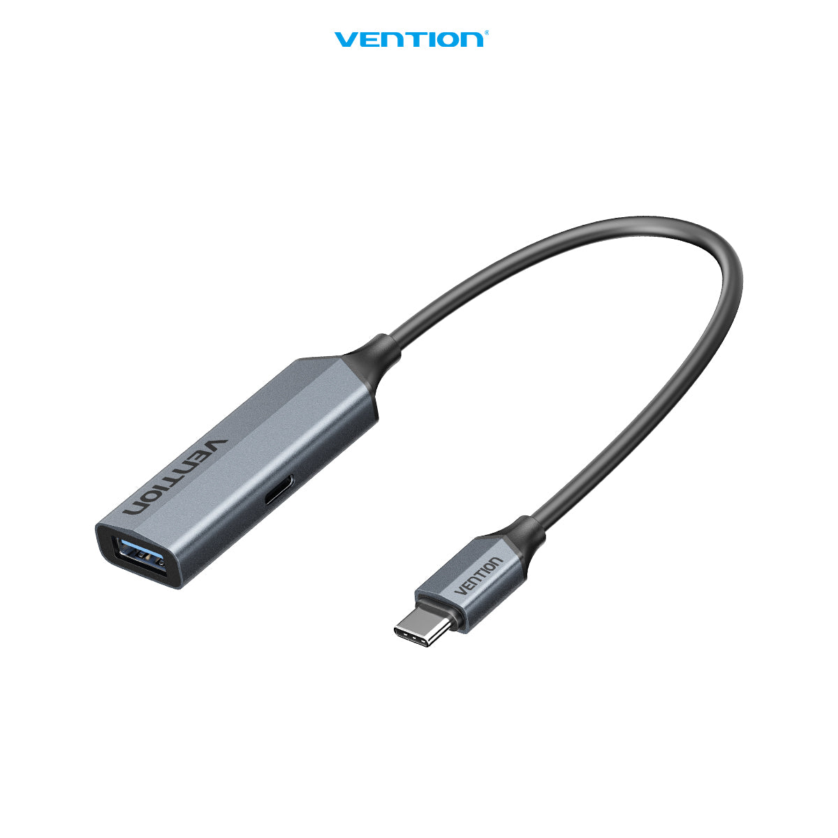 Vention Hub Adapter 2in1 USB C to USB A 3.2 Gen 2 10Gbps 100W PD PPS - CCA
