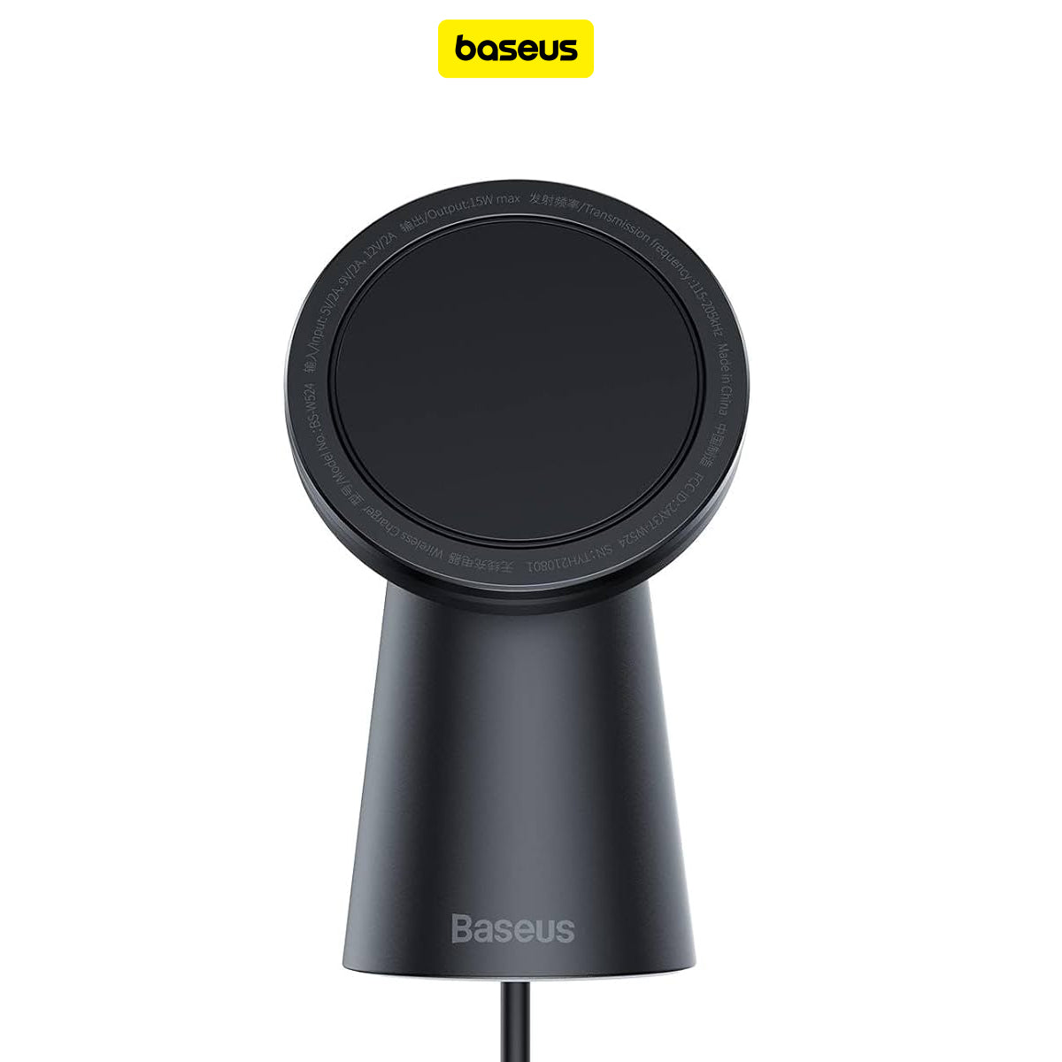 Baseus Magnetic Stand Wireless Charger Black - CCJJ000001