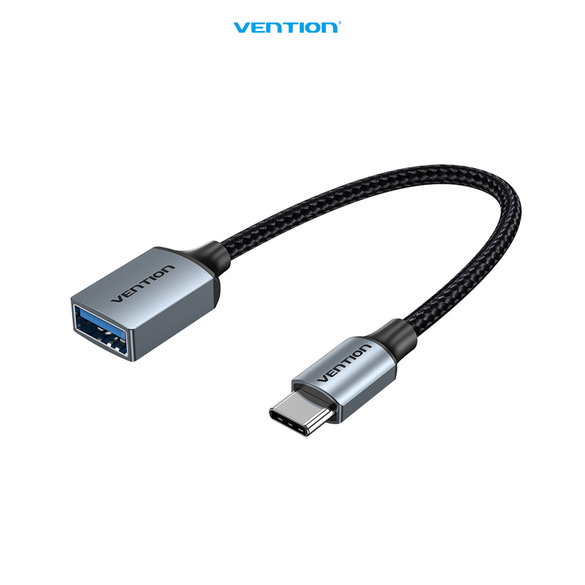 Vention Kabel OTG USB C To USB A 3.0 Female Braided Adapter - CCX