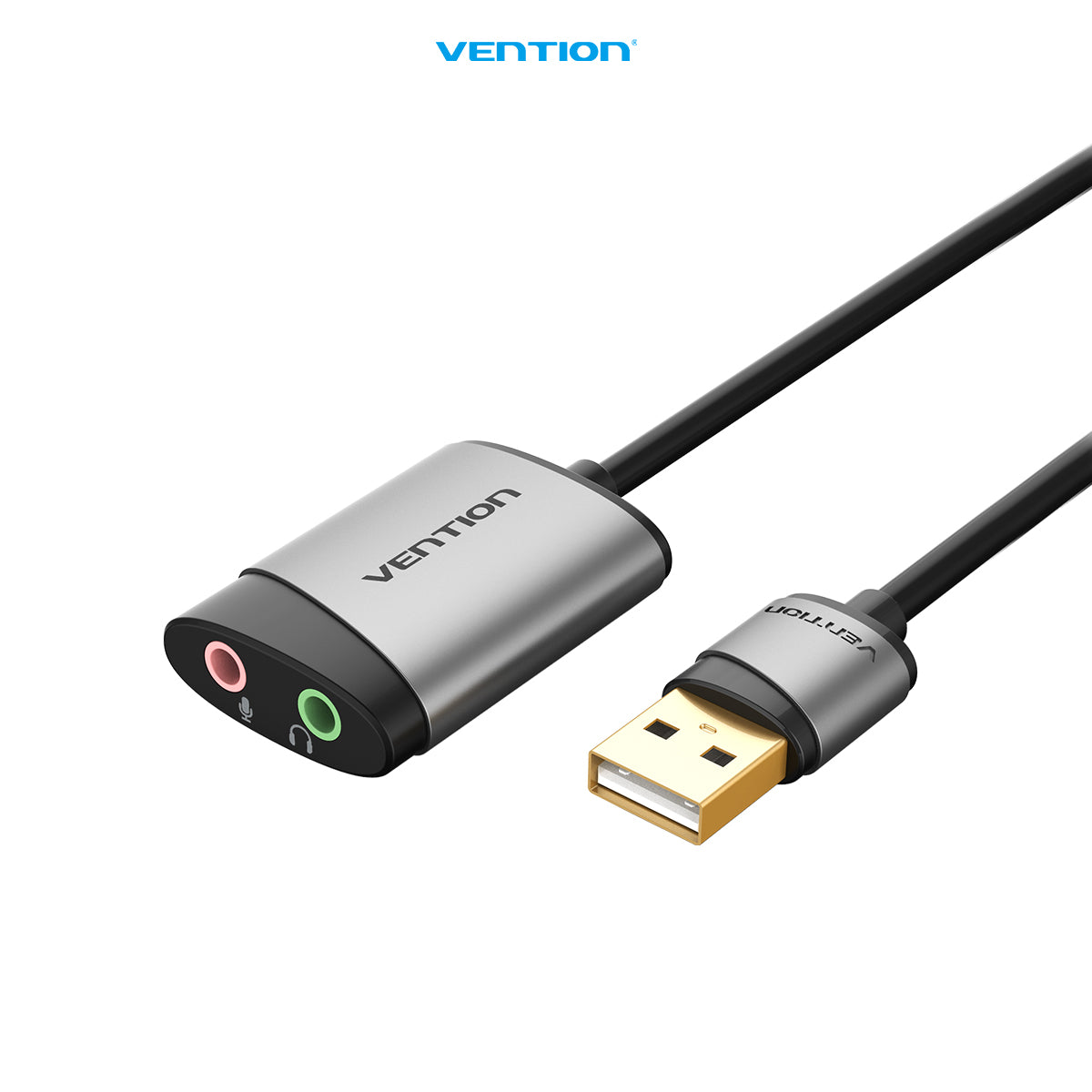 Vention  USB External Sound Card Metal Type  - CDK