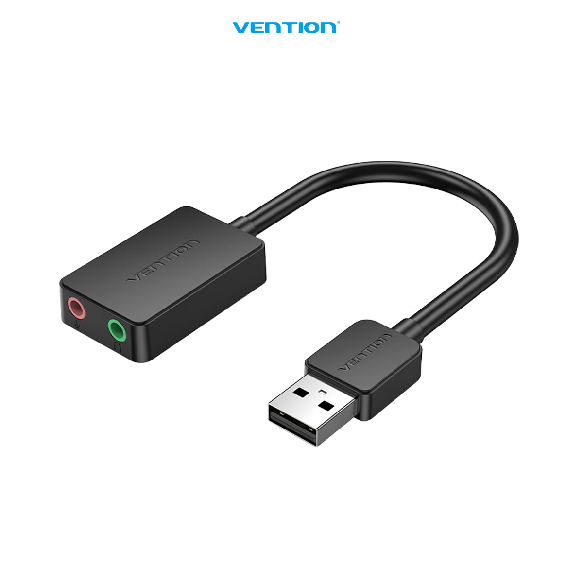 Vention USB Sound Card External to AUX 3.5MM Double Hole Type - CDY