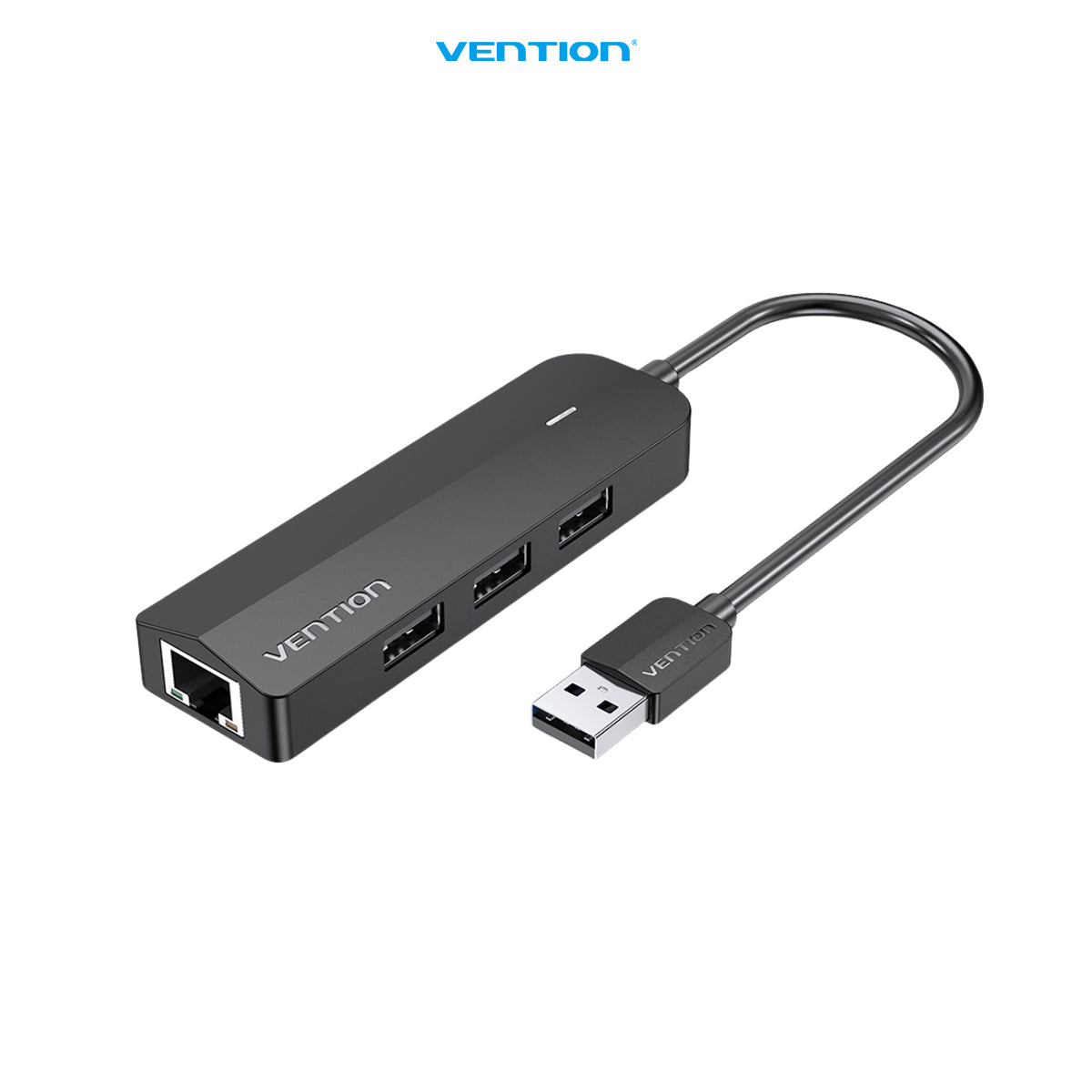 Vention USB Hub 2.0 Lan Ethernet With Power Port Adapter - CHP