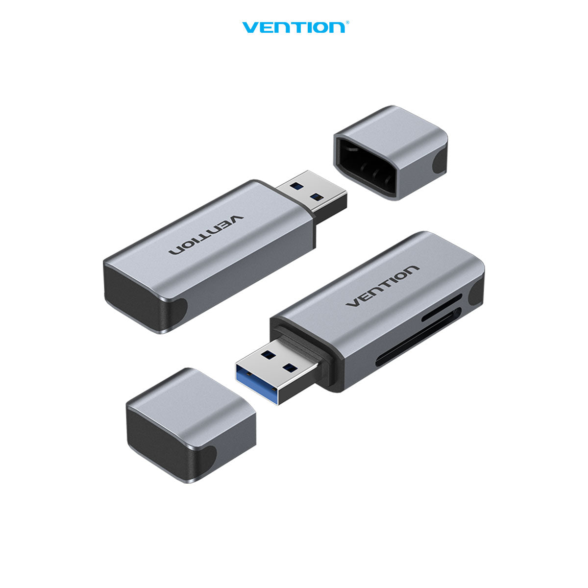 Vention Card Reader 2 in 1 USB 3.0 A SD TF Dual Drive Letter - CLI