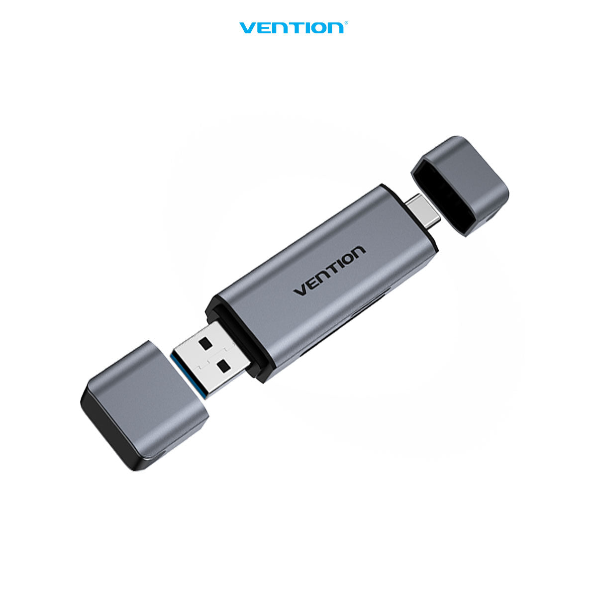 Vention Card Reader 2in1 USB 3.0 A+C SD TF Dual Drive Letter - CLL