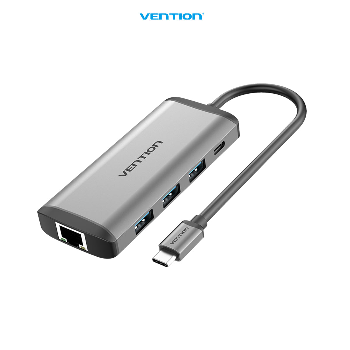 Vention USB Hub Type C To HDMI 3.0 RJ45/TF/SD/PD Multiport Converter - CND