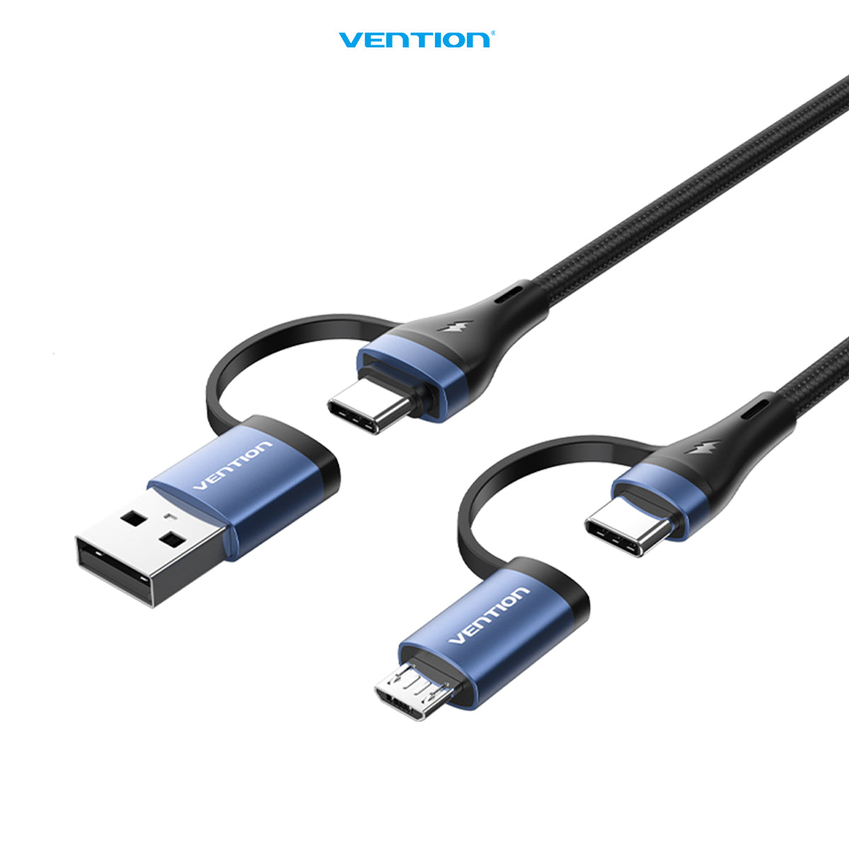 Vention Kabel Data 4in 1 100W Fast Charging 5A - CTL